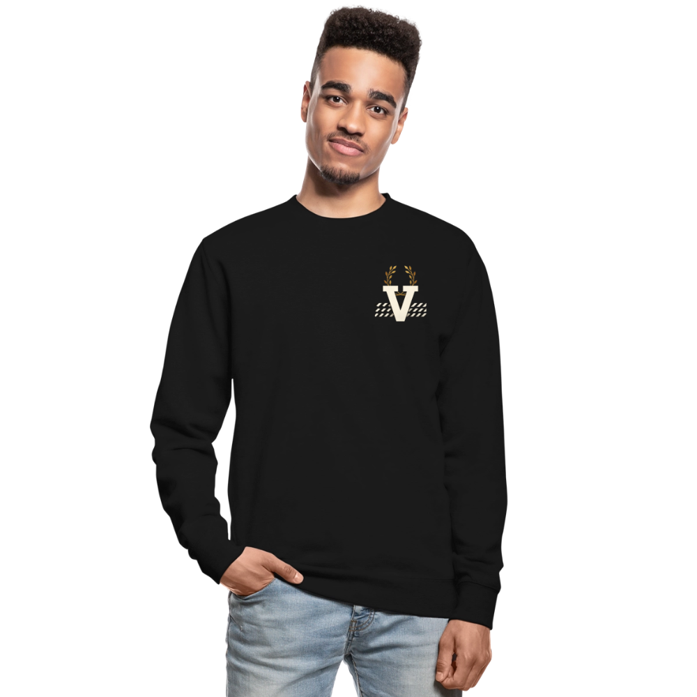 Unisex Pulli Angel Backprint - Schwarz