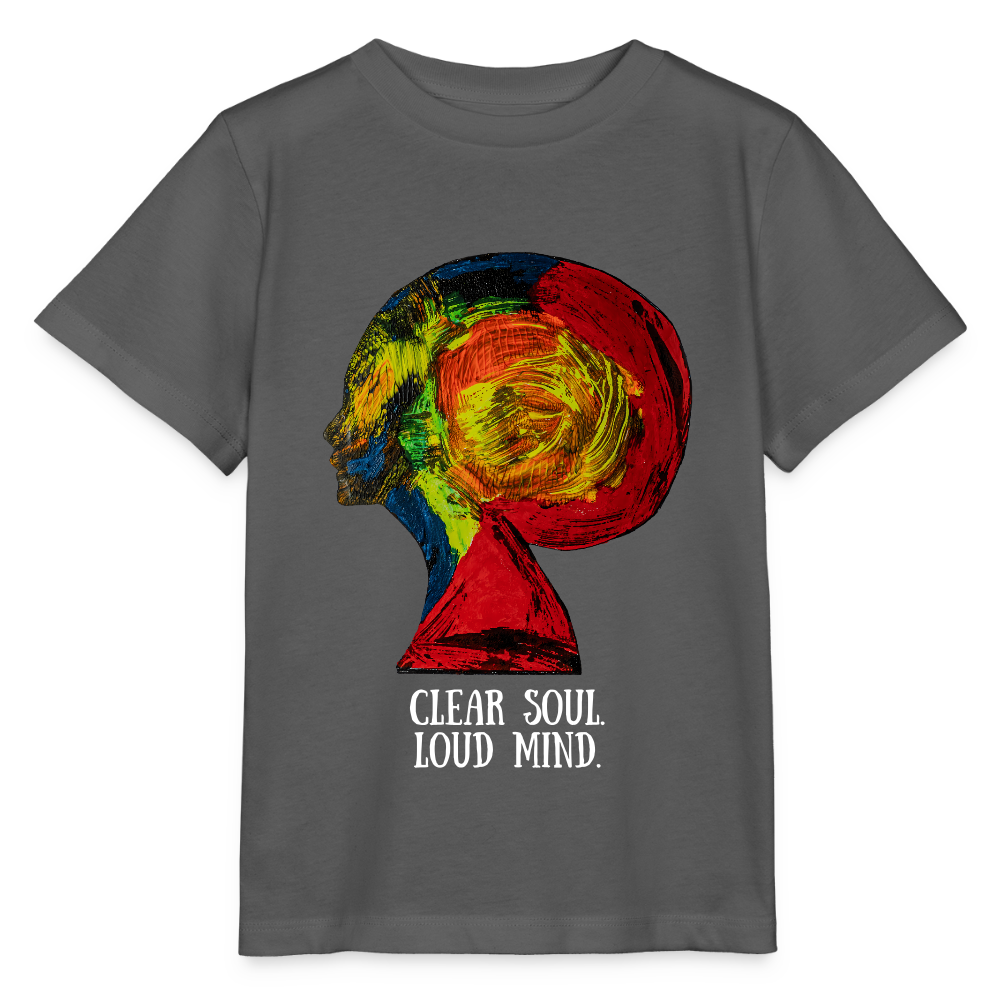 Unisex Kinder T-Shirt Gaia - Anthrazit