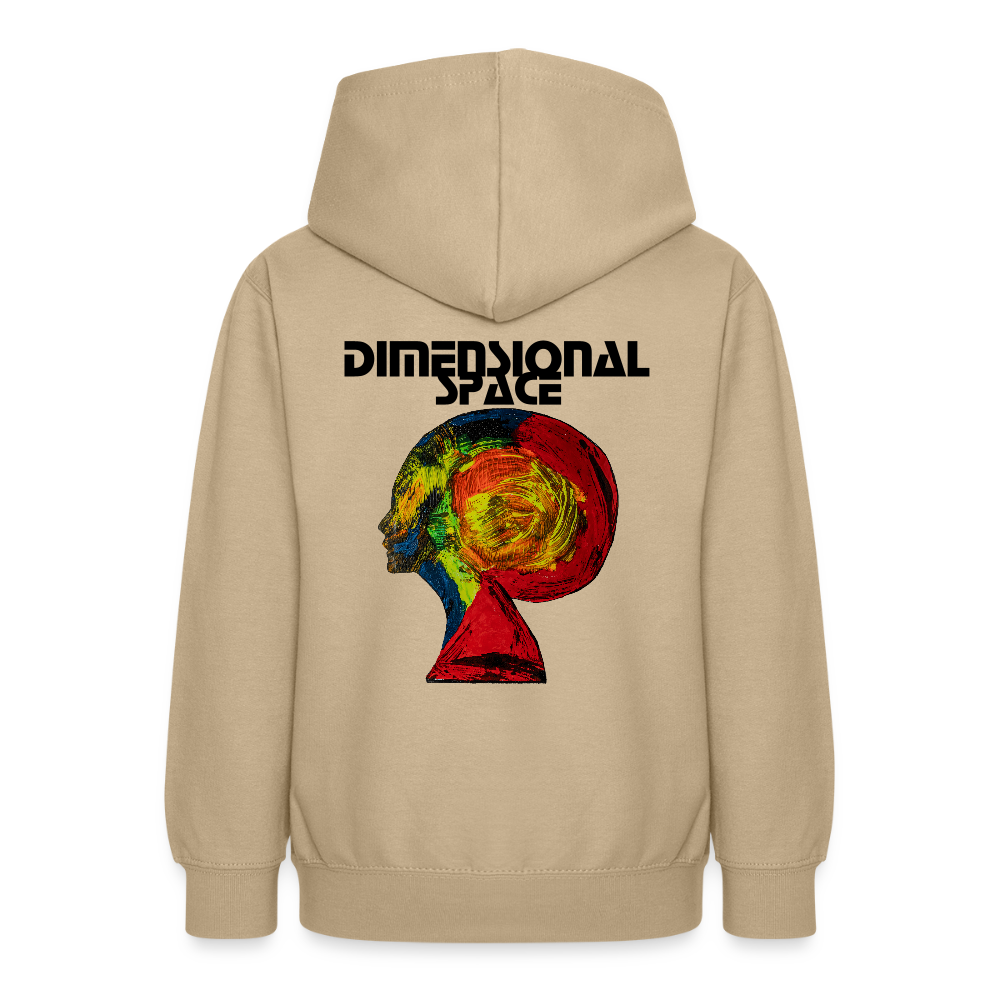 Teenager Hoodie Gaia Backprint - Sand