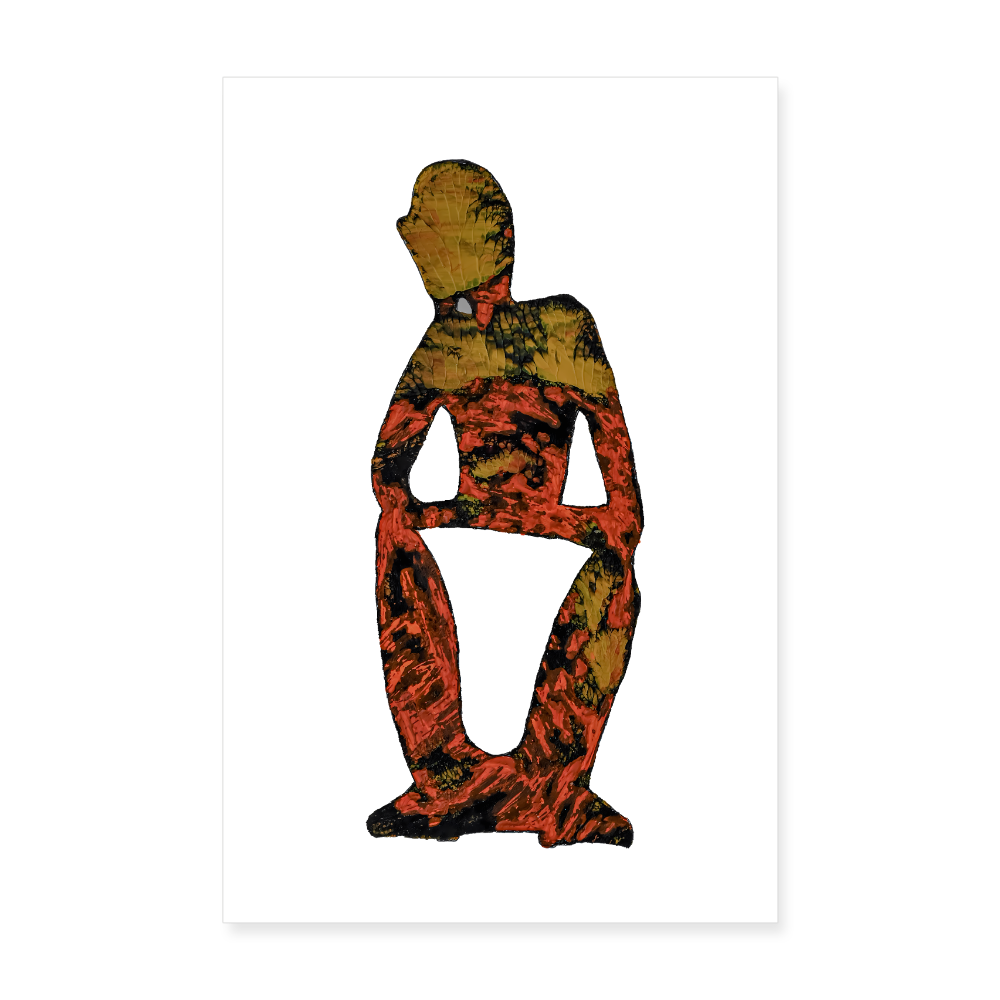 Poster 20x30 cm - Weiß