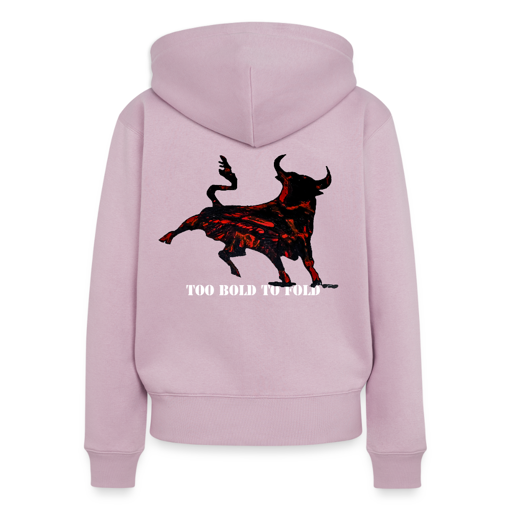 Frauen Kapuzenjacke Torro Backprint - Altrosa