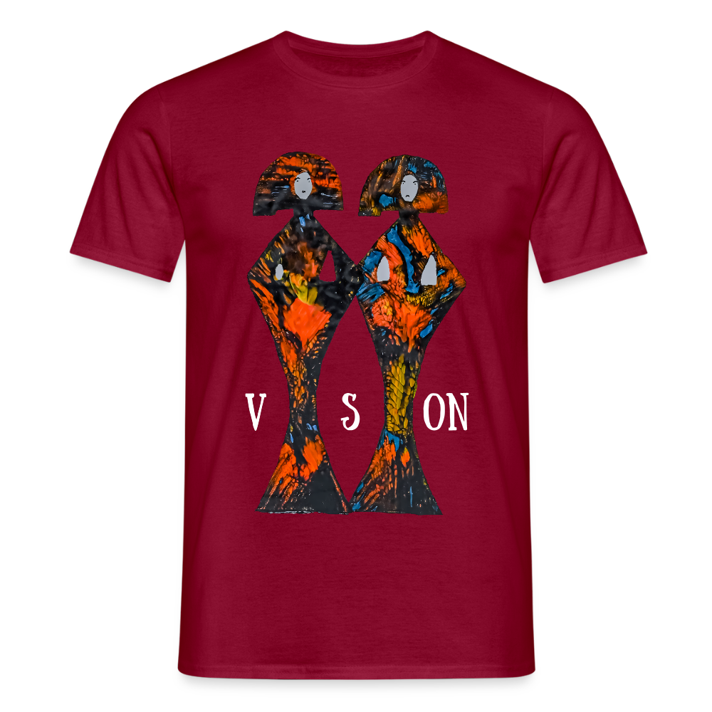 Männer T-Shirt Geishas - Ziegelrot