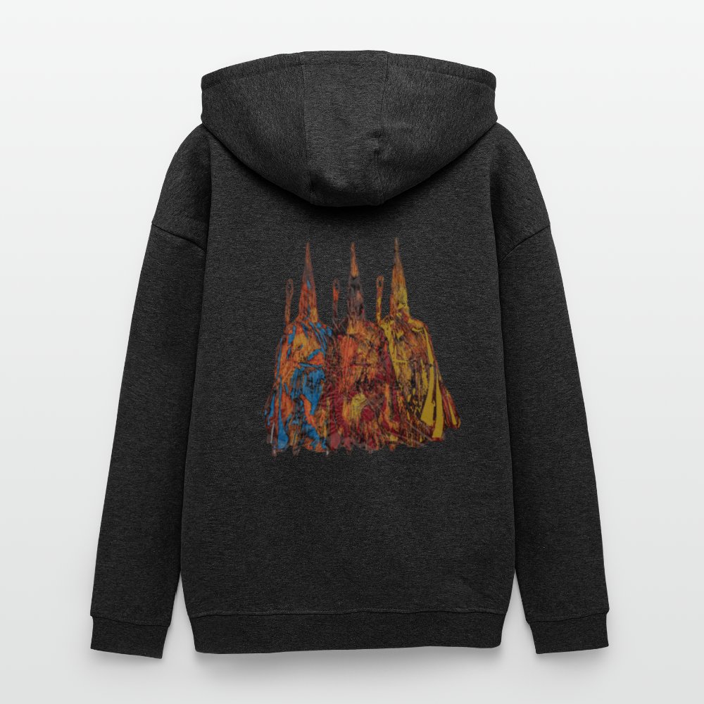 Oversized Unisex Hoodie Nazzarener Backprint - Anthrazit