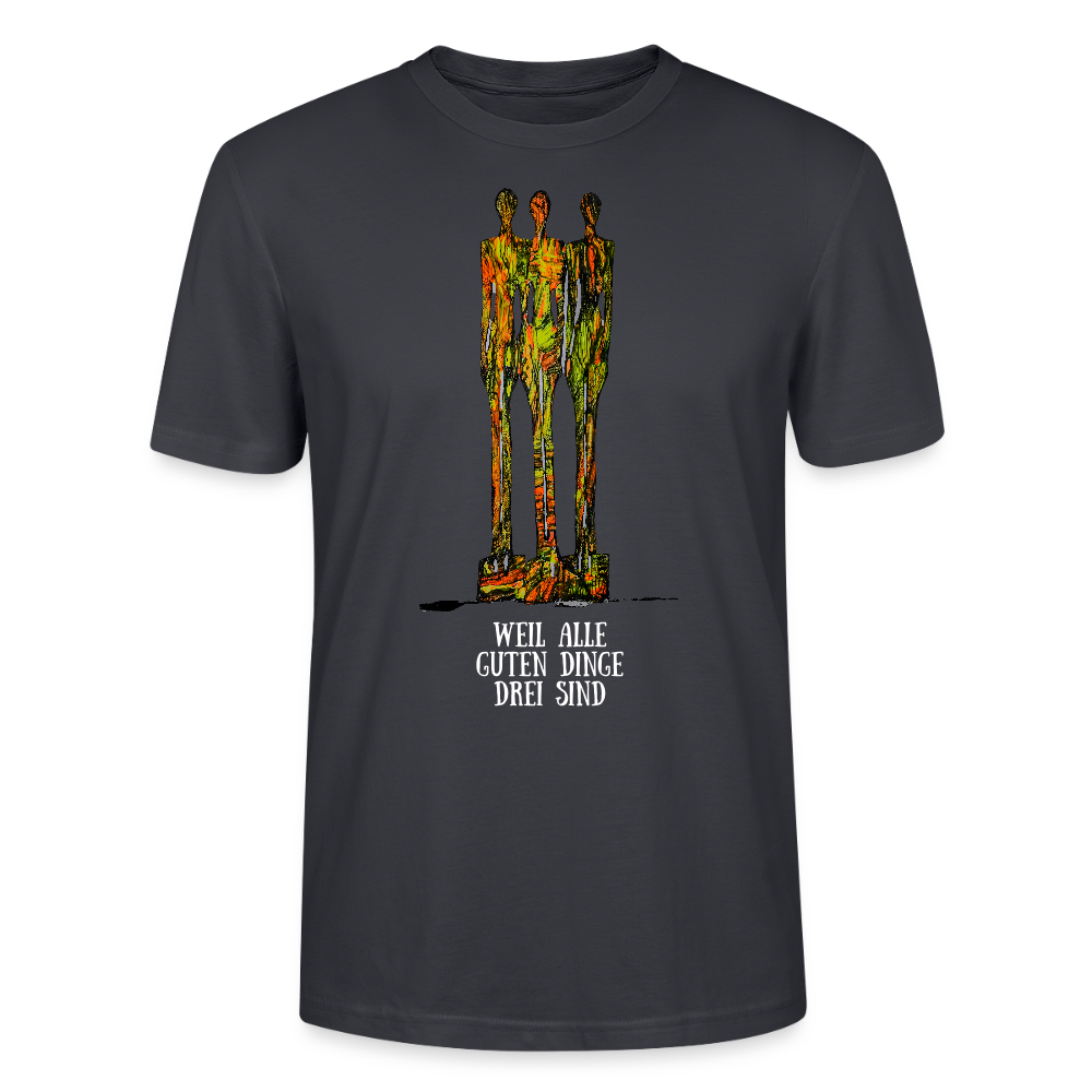 Unisex T-Shirt Hendriks - Dunkles Graublau