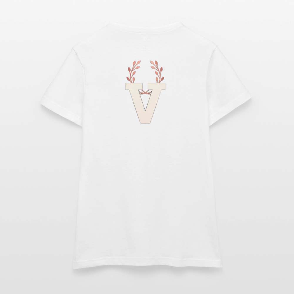 Frauen T-Shirt Düsseldorfer Skyline V.9 - Weiß