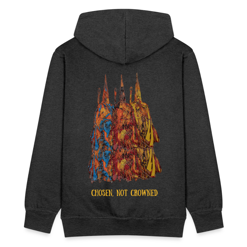 Männer Kapuzenjacke Nazzarener Backprint - Anthrazit