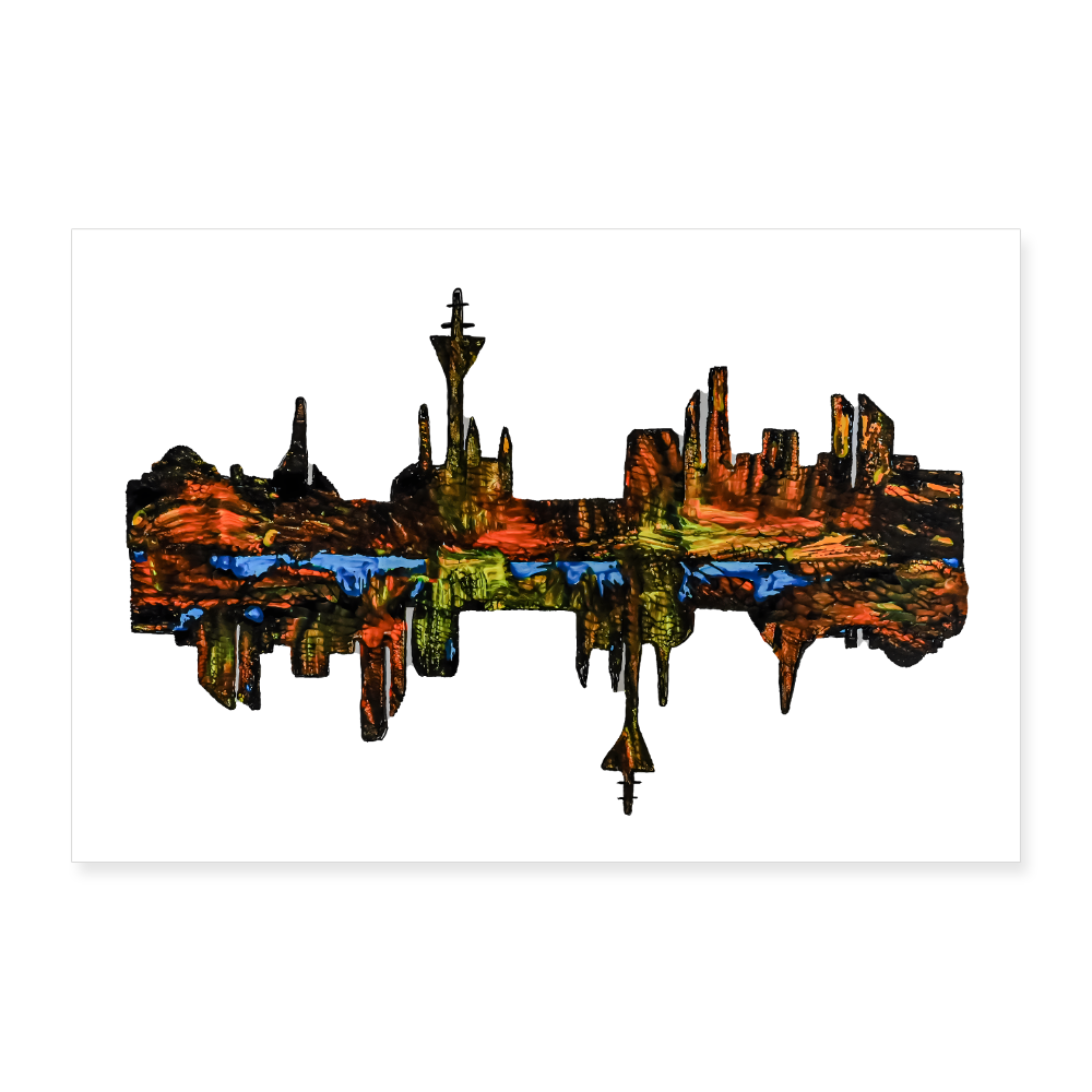 Poster 60x40 cm - Weiß