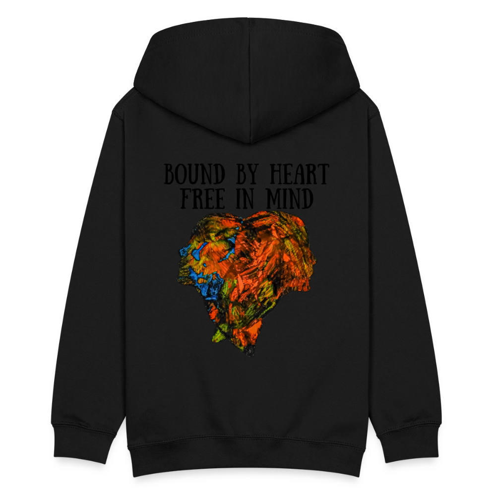 Teenager Hoodie Espejo Backprint - Schwarz