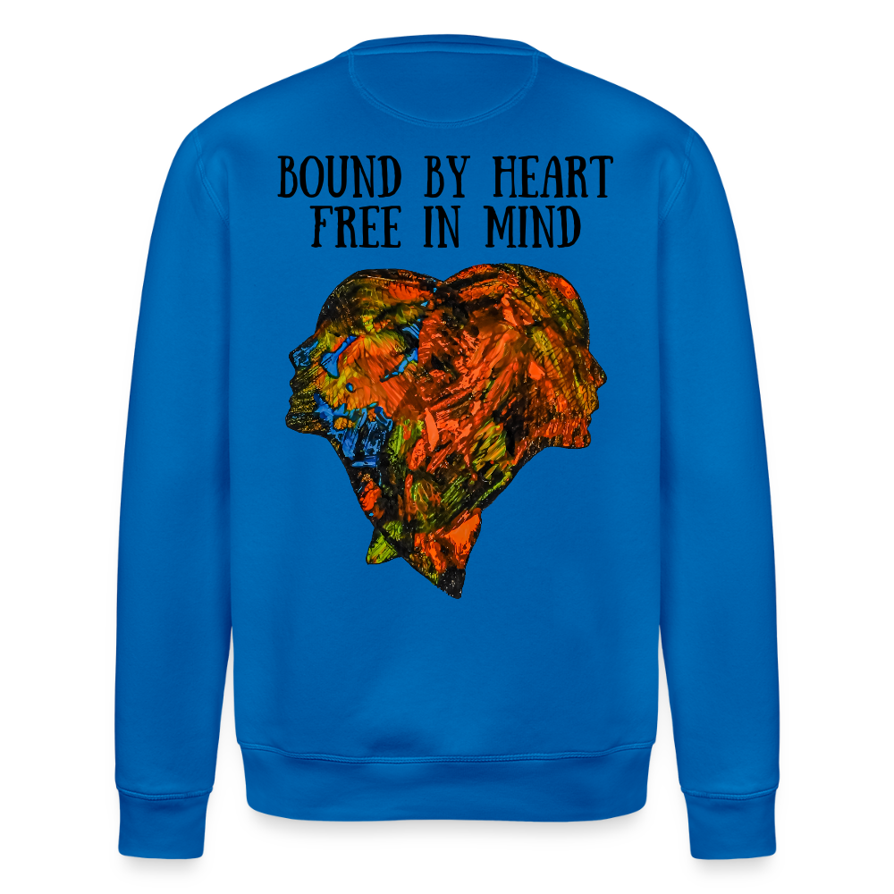 Unisex Bio Pulli Espejo Backprint - Königsblau