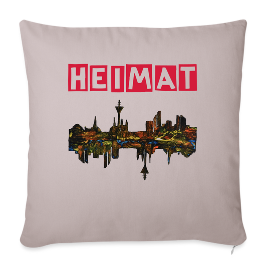 Sofakissen mit Füllung 44 x 44 cm - helles Taupe