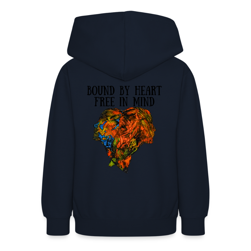 Teenager Hoodie Espejo Backprint - Navy