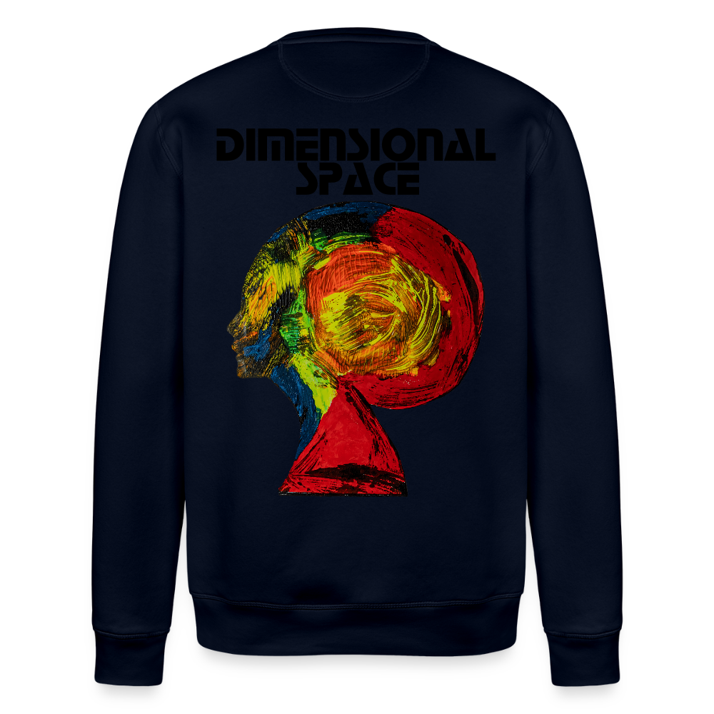 Unisex Bio Pulli Gaia Backprint - Navy