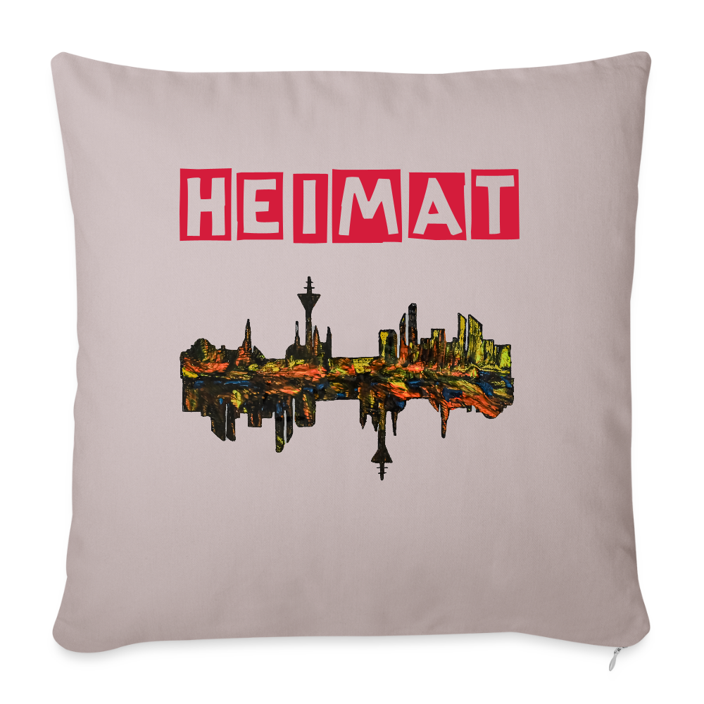 Sofakissen mit Füllung 44 x 44 cm - helles Taupe