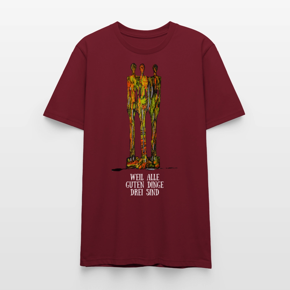 Unisex T-Shirt Hendriks - Burgunderrot