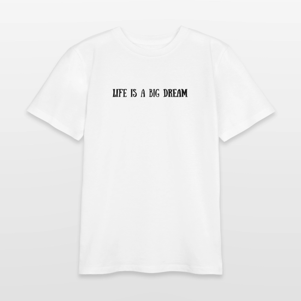 Unisex Teenager T-Shirt Vision - Weiß