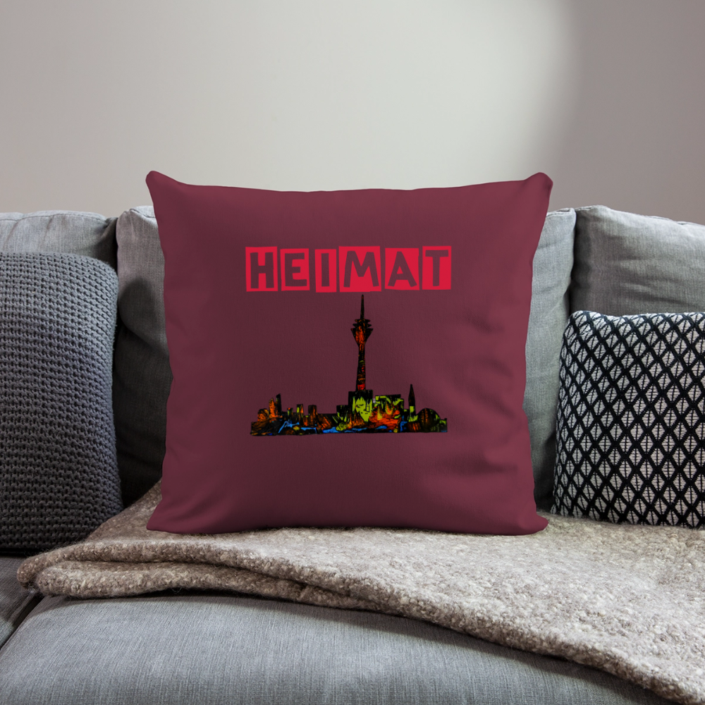 Sofakissenbezug 44 x 44 cm - Burgunderrot