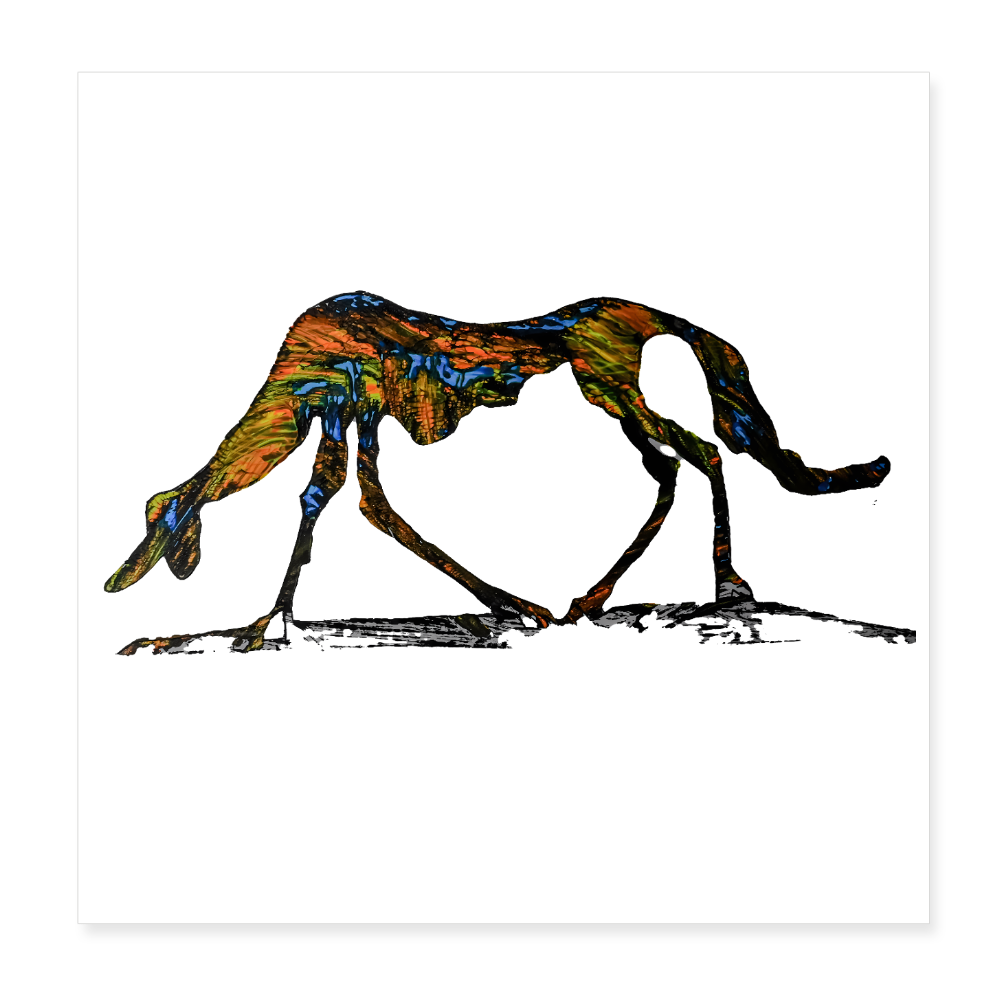 Poster 20x20 cm - Weiß