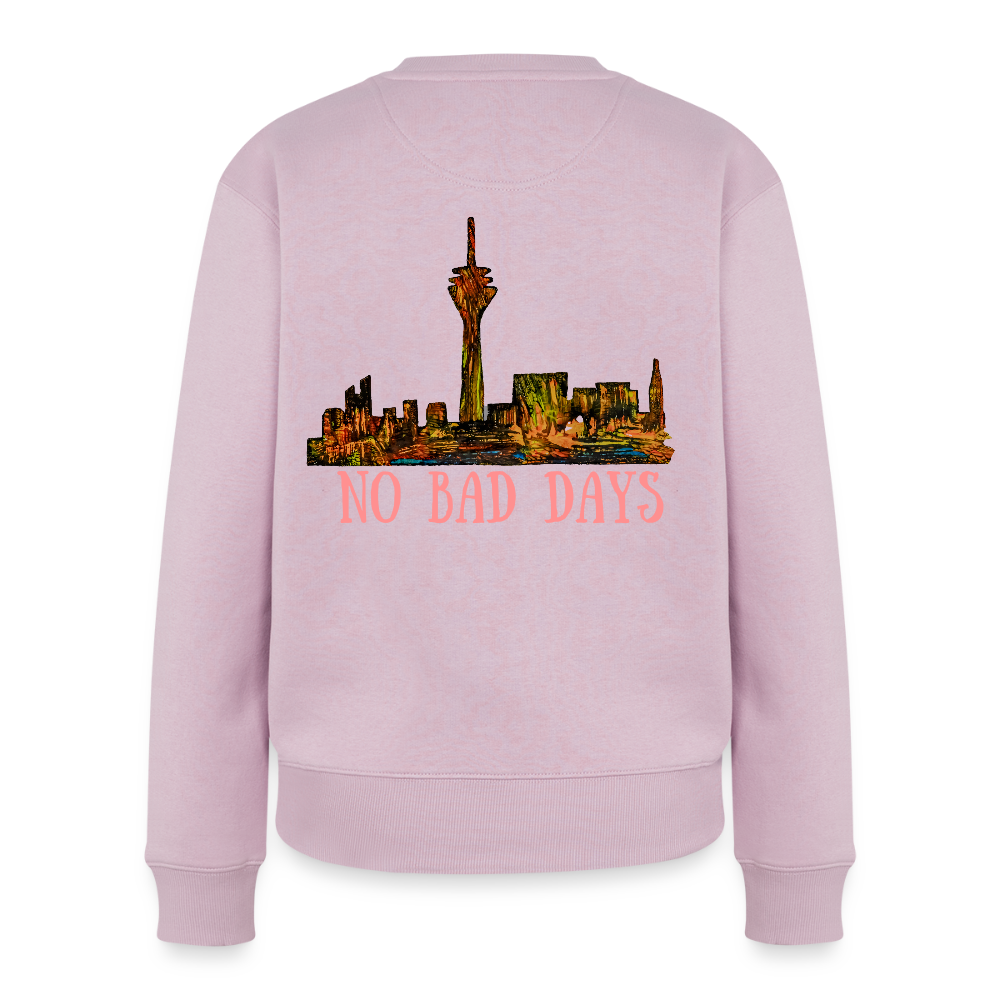 Frauen Pulli Düsseldorfer Skyline Backprint - Altrosa
