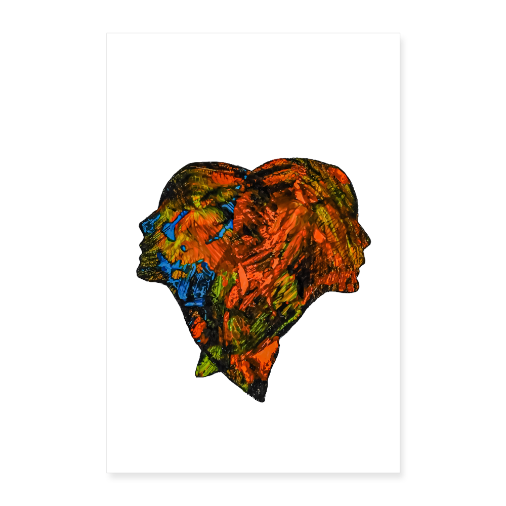 Poster 60x90 cm - Weiß