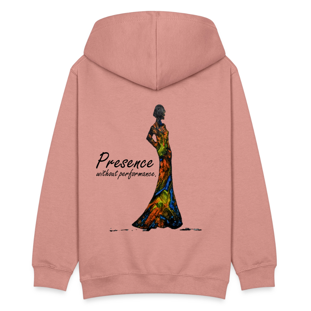 Teenager Hoodie Presence Backprint - Altrosa