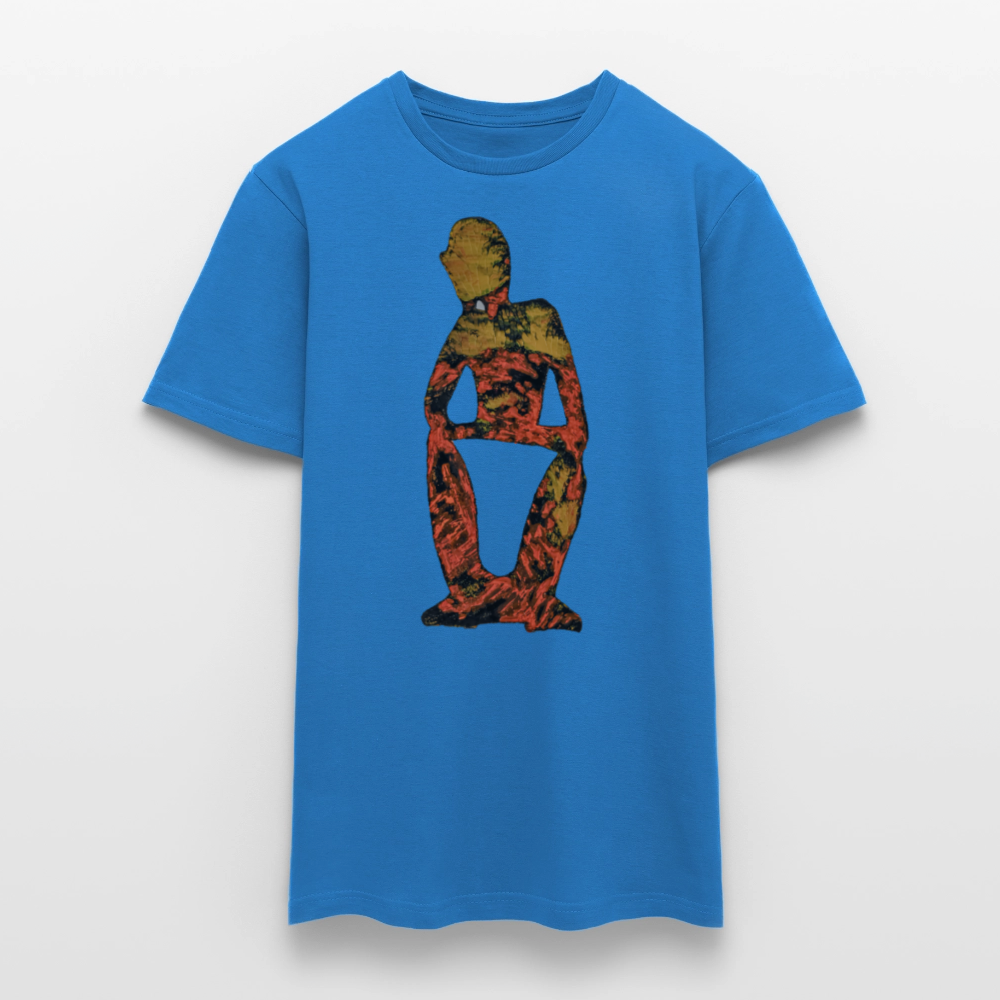 Männer T-Shirt Stille - Royalblau