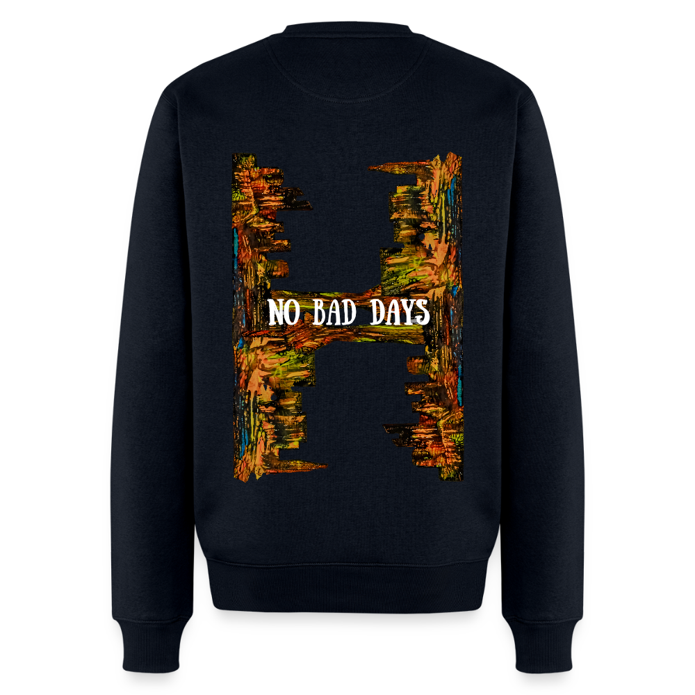 Männer Pulli Düsseldorfer Skyline Backprint - Navy