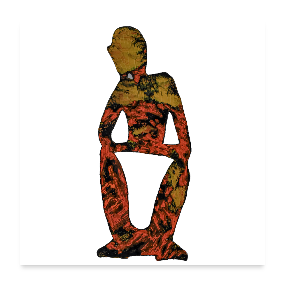 Poster Stille - Weiß