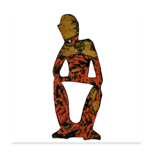 Poster Stille - Weiß