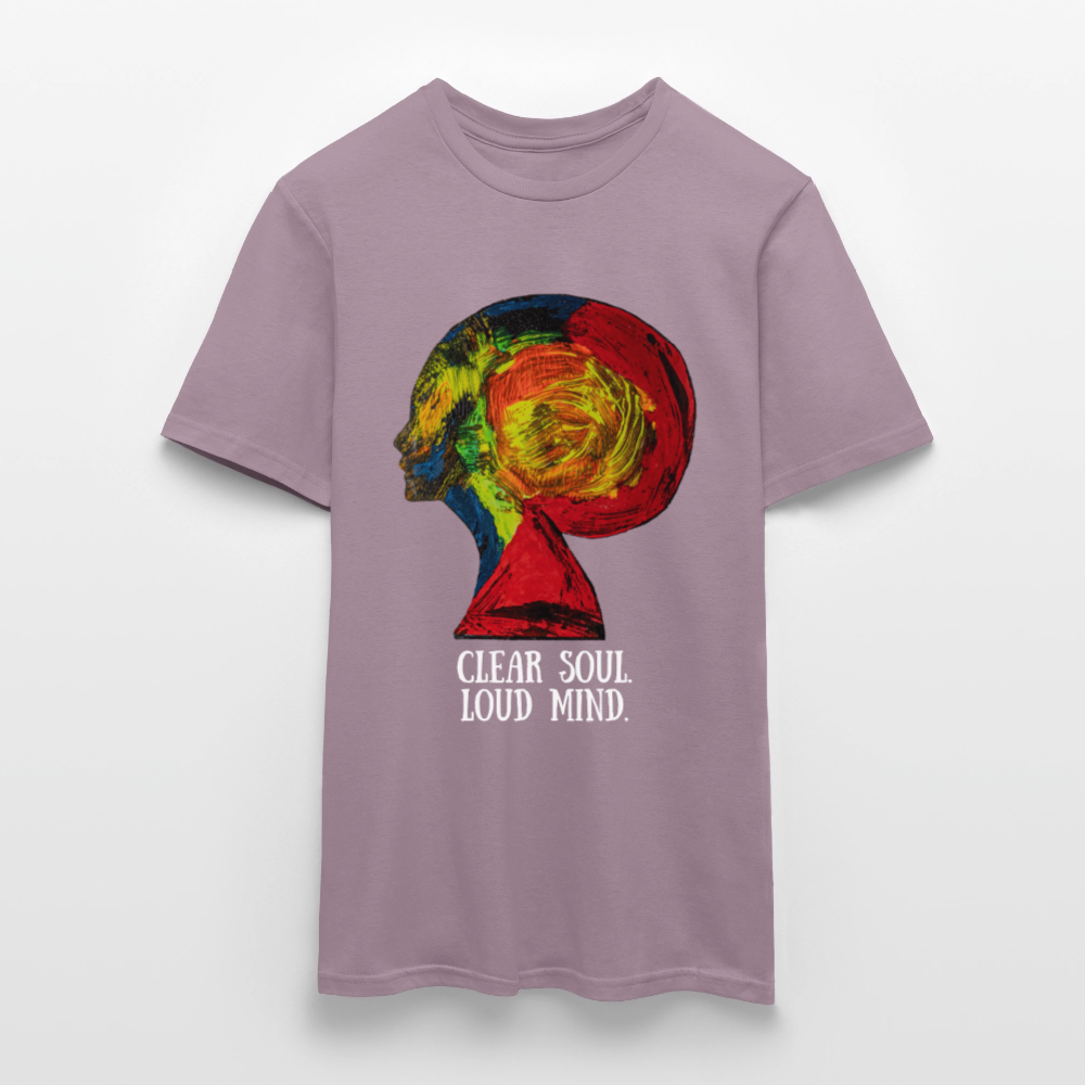 Männer T-Shirt Gaia - Lilagrau