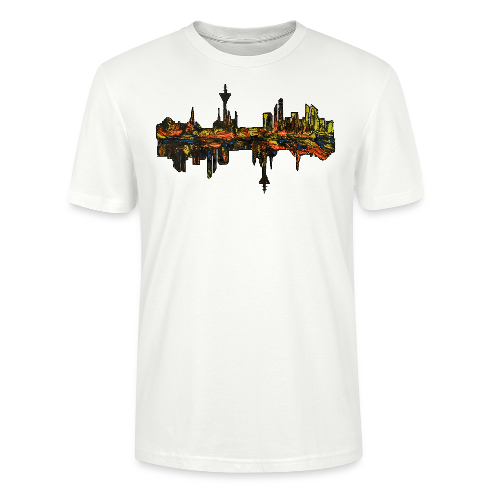 Unisex T-Shirt Düsseldorfer Skyline V.3 - Weiß