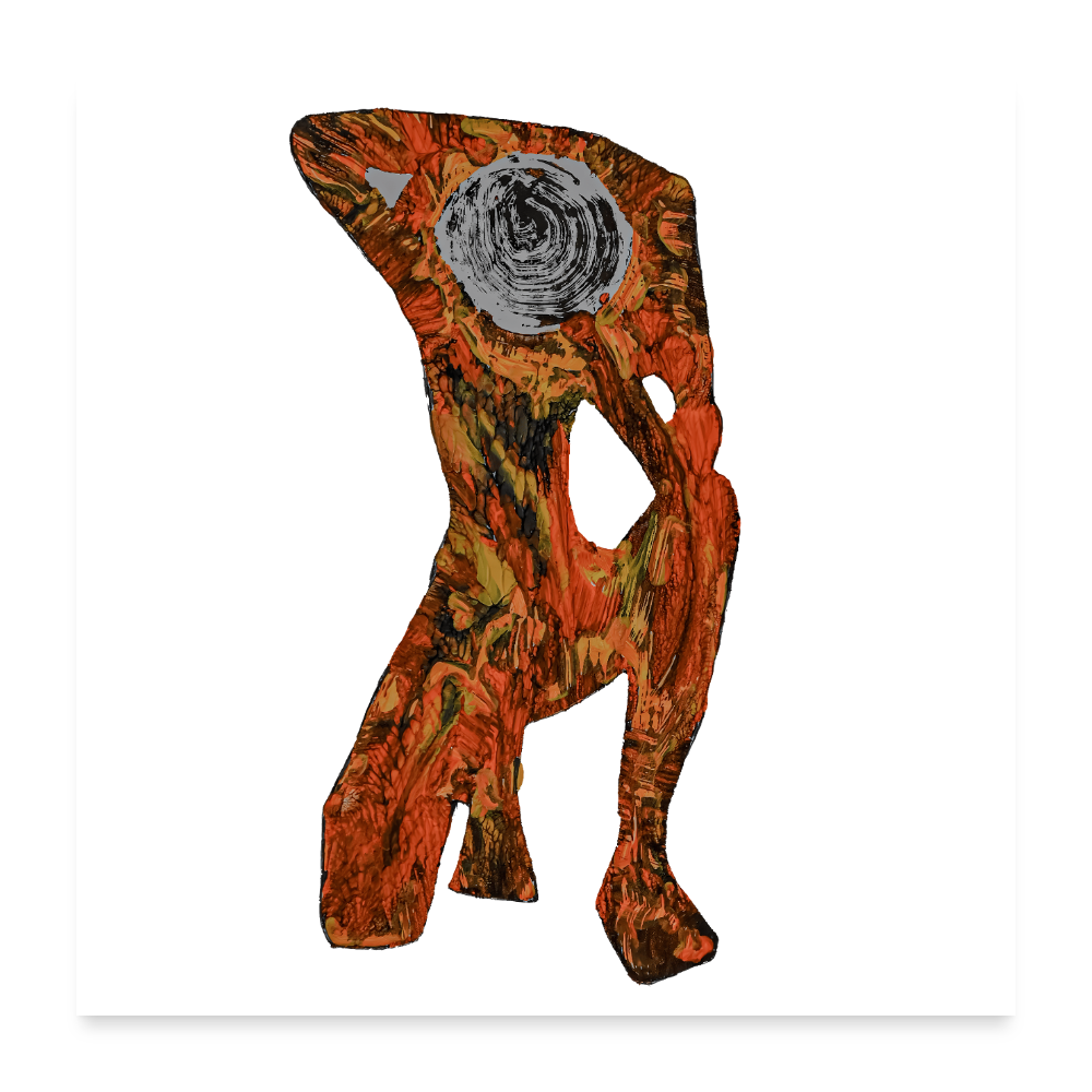 Poster Atlas - Weiß