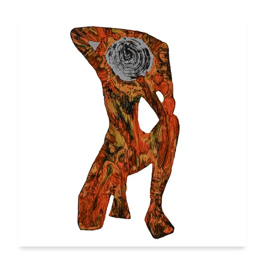 Poster Atlas - Weiß