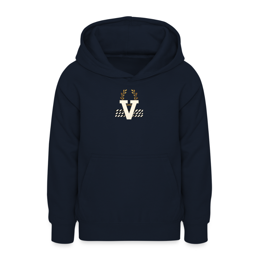 Teenager Hoodie Düsseldorfer Skyline Backprint - Navy