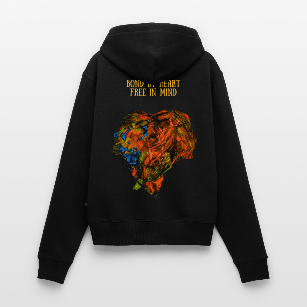 Frauen Kapuzenjacke Espejo Backprint - Schwarz