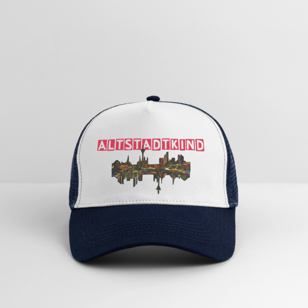 Trucker Cap - Weiß/Navy