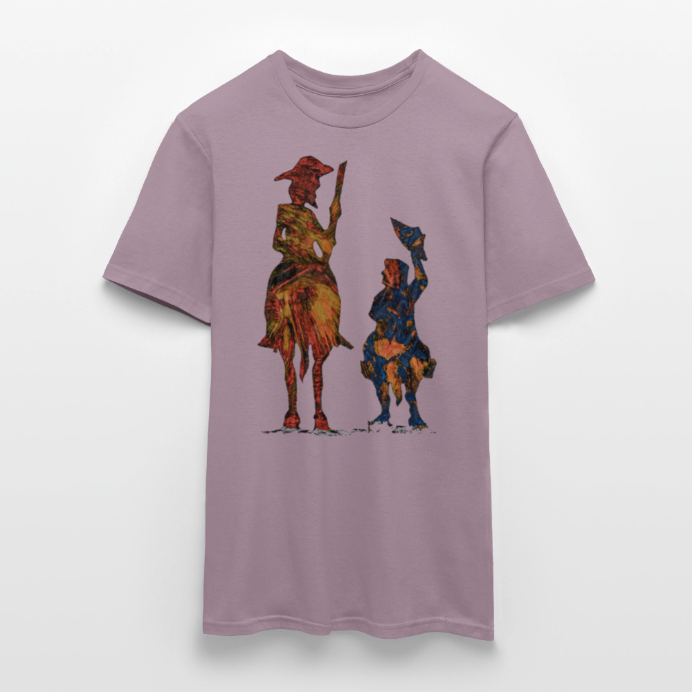 Männer T-Shirt Don Quixote - Lilagrau