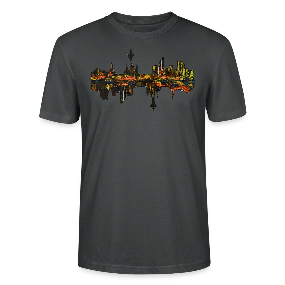 Unisex T-Shirt Düsseldorfer Skyline V.3 - Anthrazit