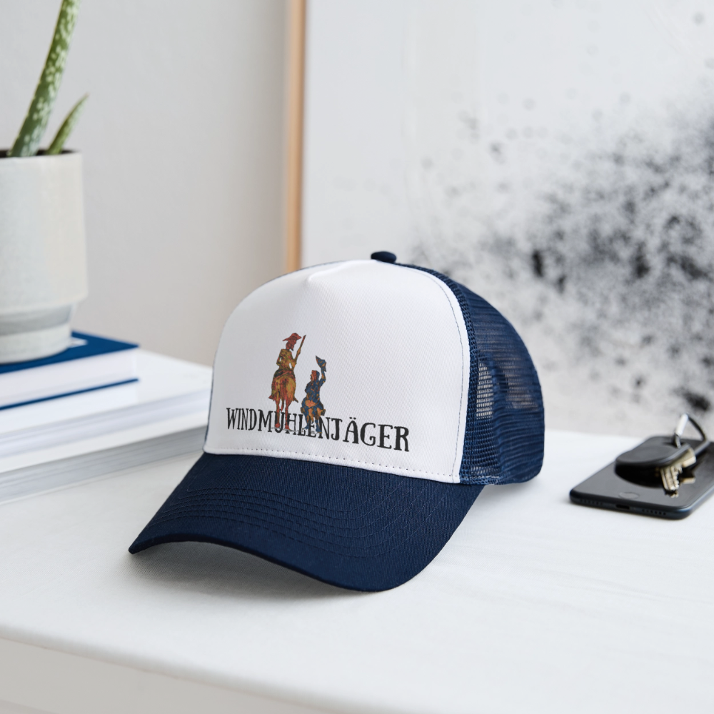 Trucker Cap - Weiß/Navy