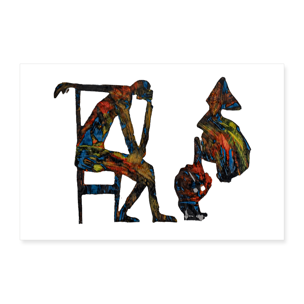 Poster 60x40 cm - Weiß