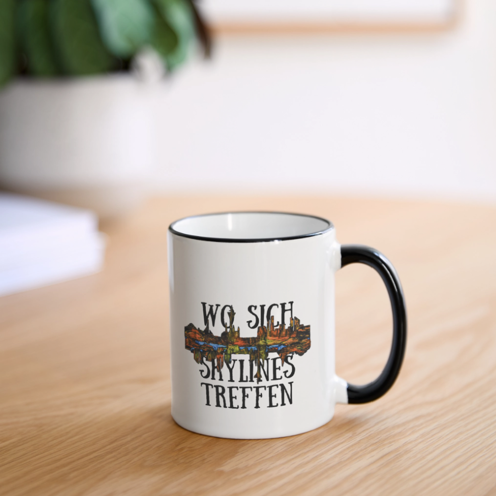 Tasse - Weiß/Schwarz