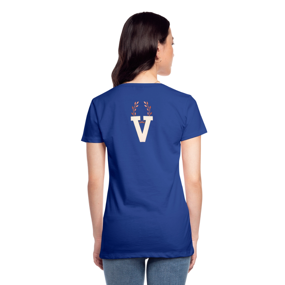 Frauen Premium T-Shirt Düsseldorfer Skyline V.3 - Königsblau