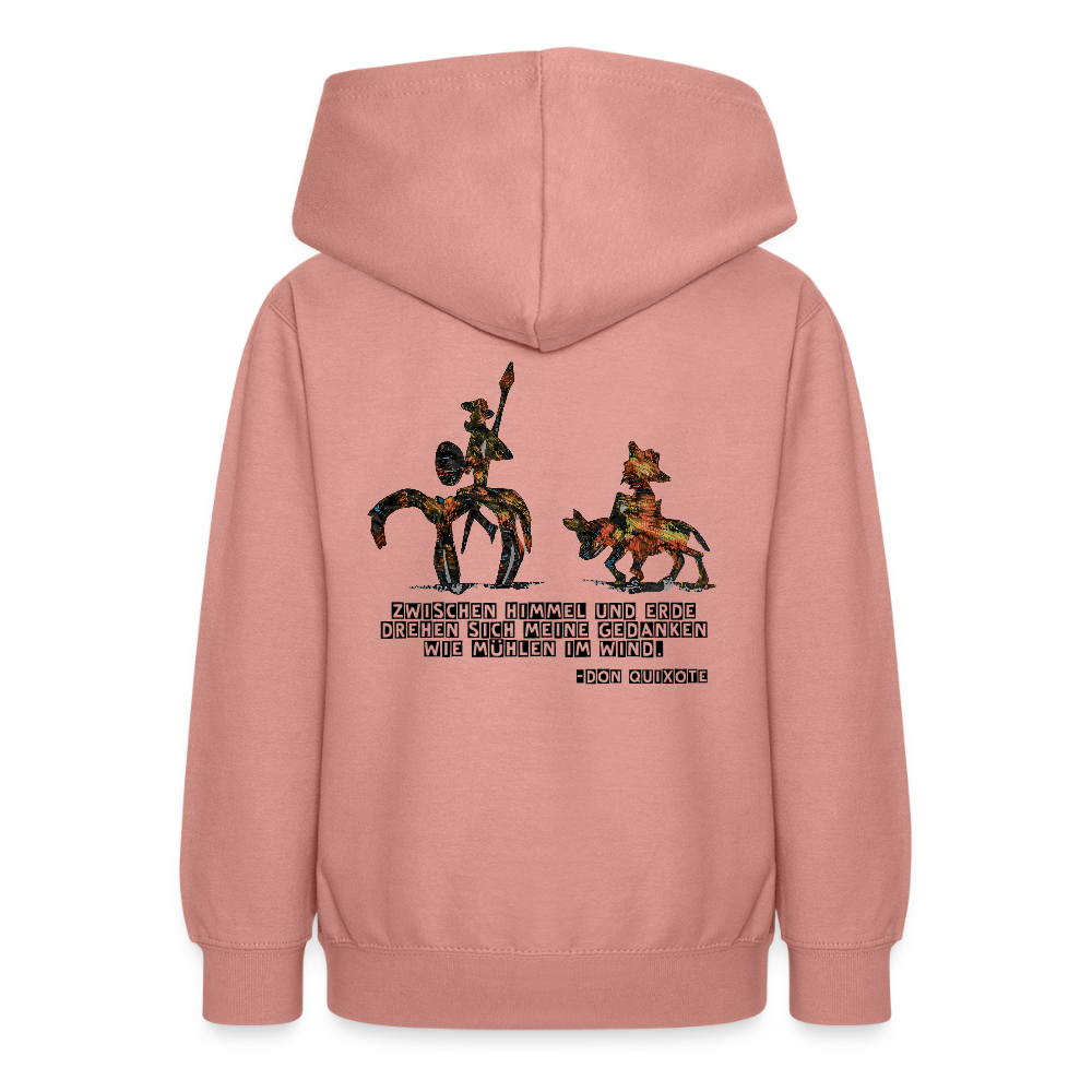 Teenager Hoodie Don Quixote Backprint - Altrosa