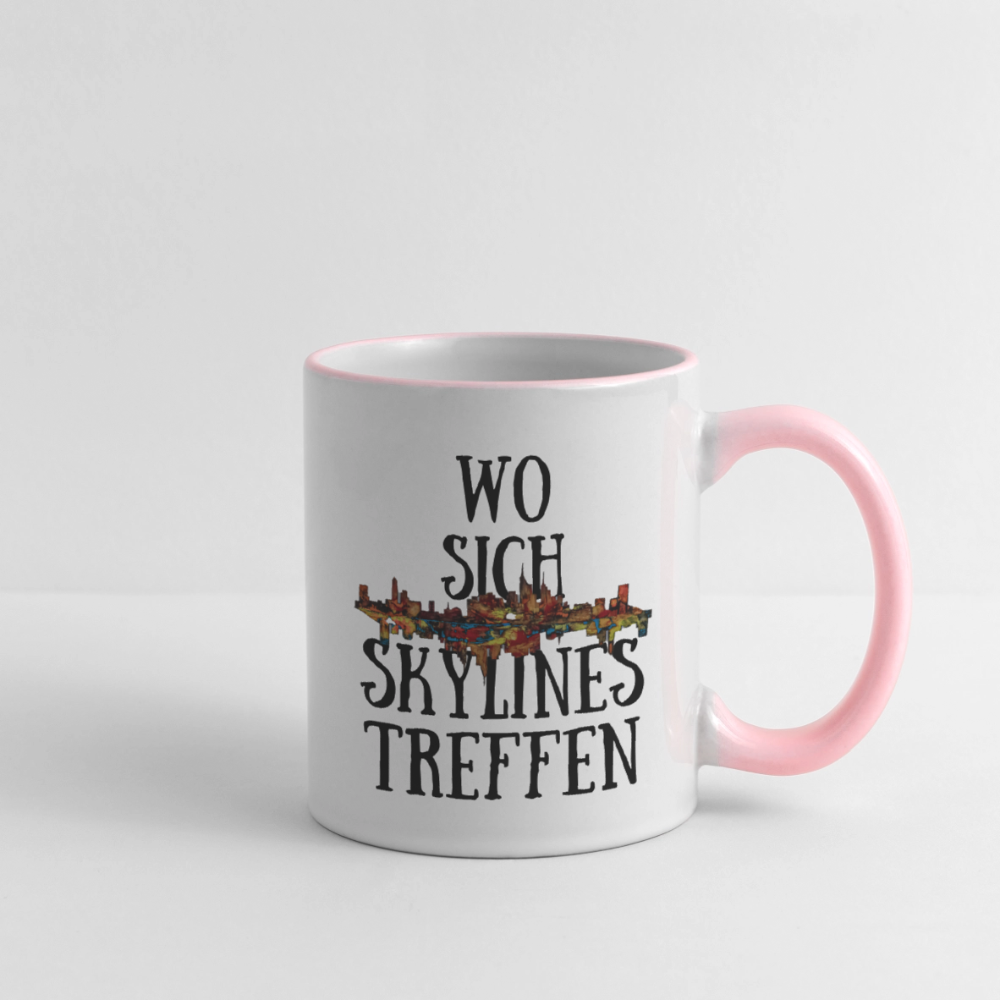 Tasse - Weiß/Pink