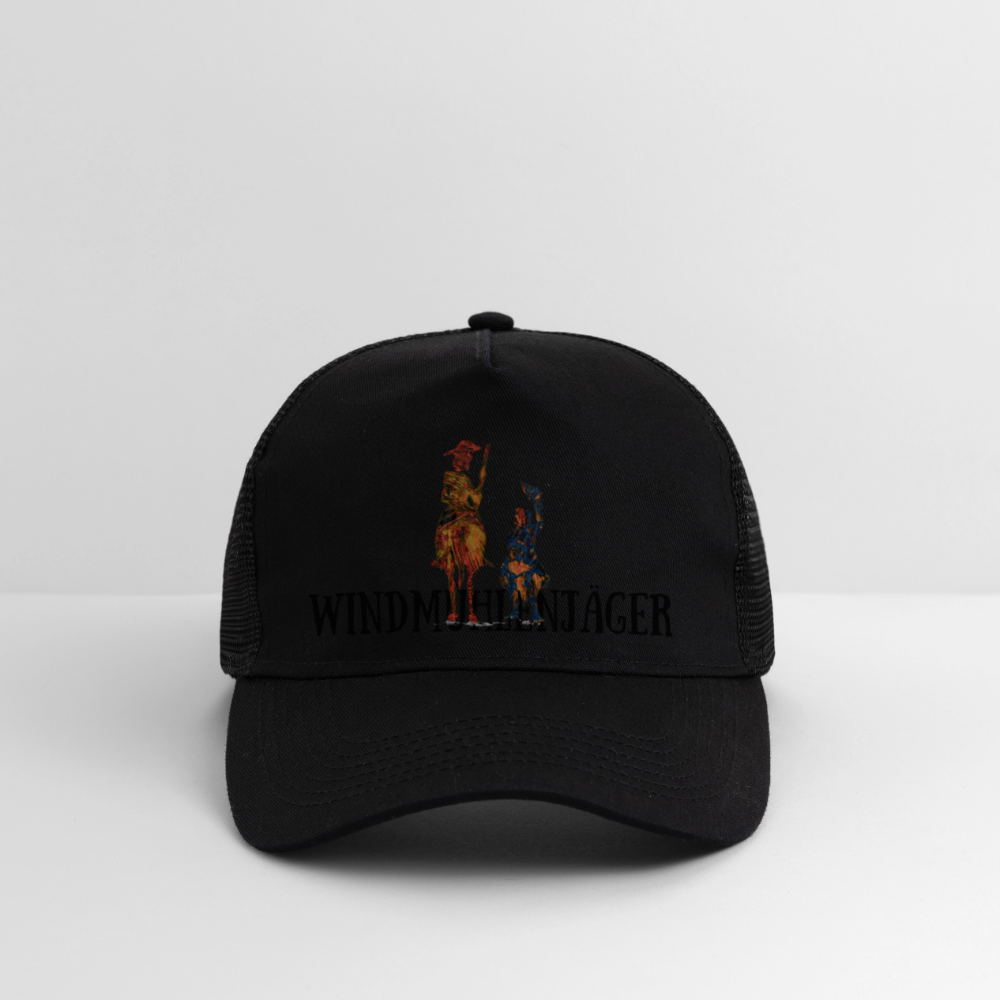 Trucker Cap - Schwarz/Schwarz