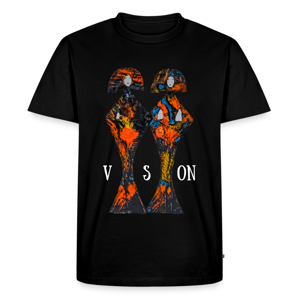 Männer Premium T-Shirt Geishas - Schwarz