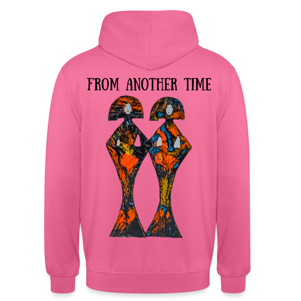 Unisex Hoodie Geishas Backprint - Pink