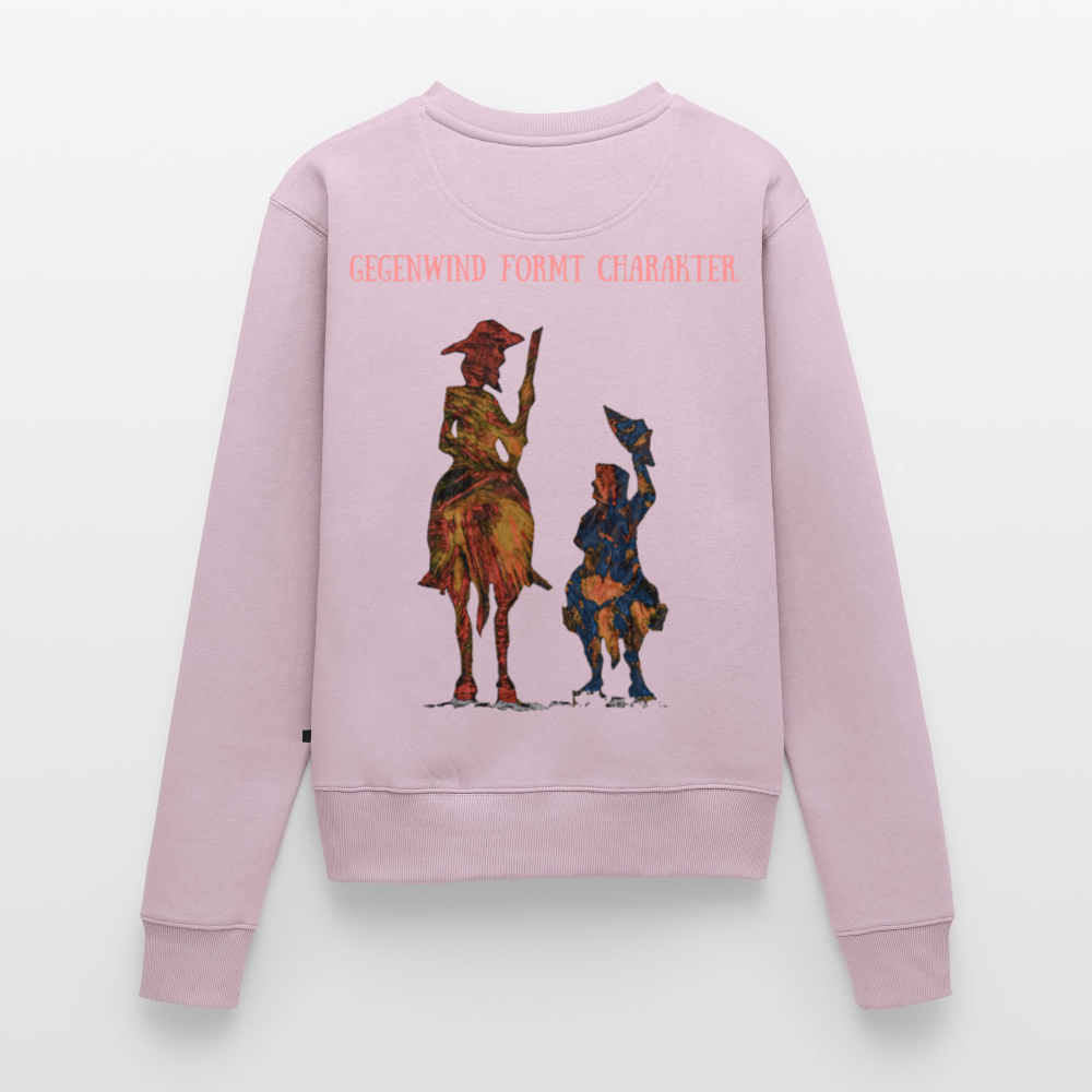 Frauen Pulli Don Quixote Backprint - Altrosa