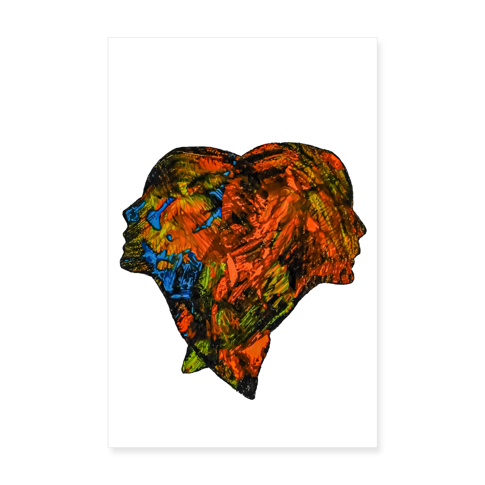 Poster 20x30 cm - Weiß