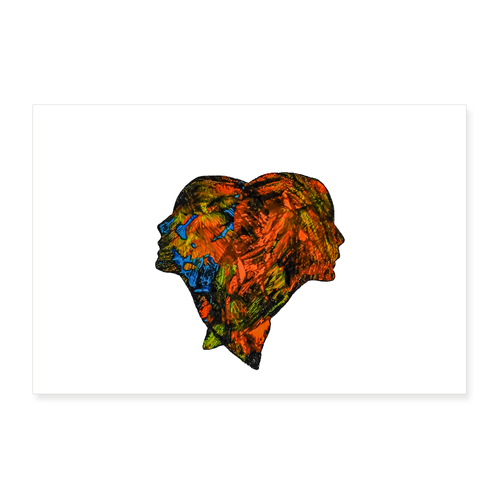 Poster 60x40 cm - Weiß