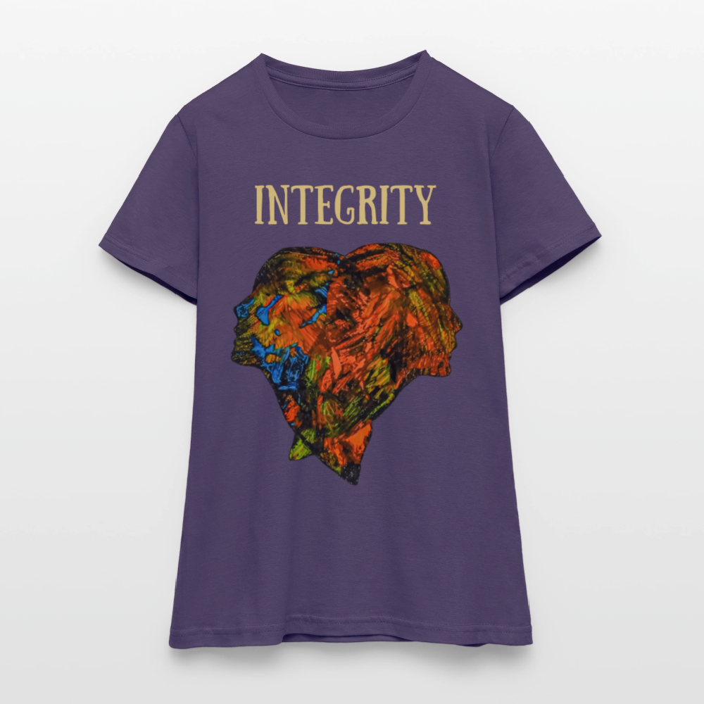 Frauen T-Shirt Espejo - Dunkellila